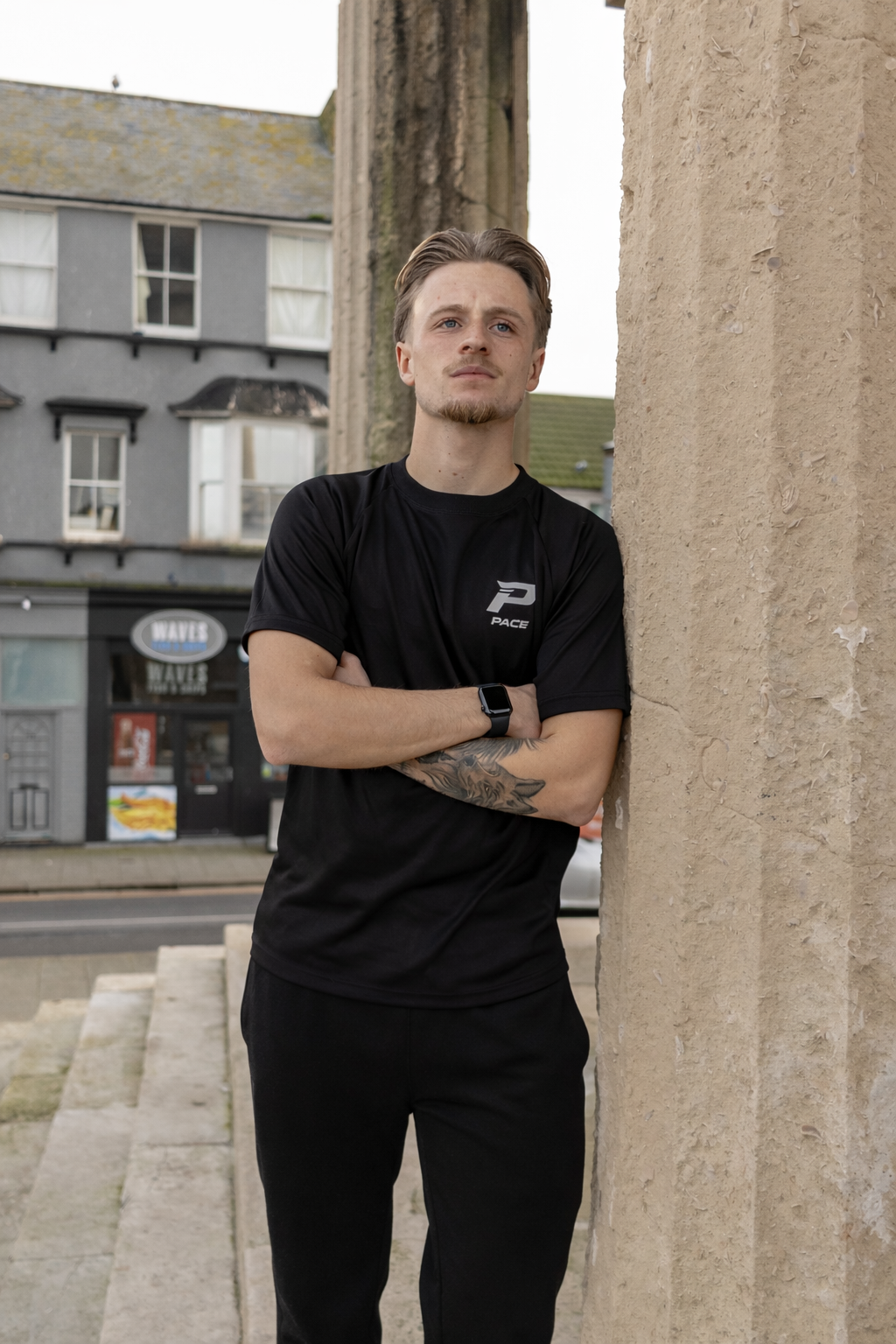 PACE Core Tee — Black (Adult)